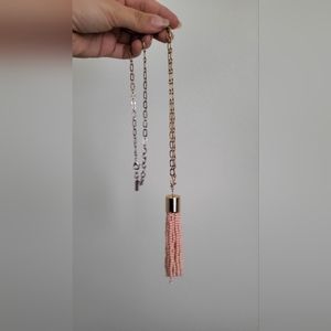 Sugarfix Beaded Tassel Necklace